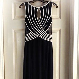 Long Black Gown CACHE -never worn-
